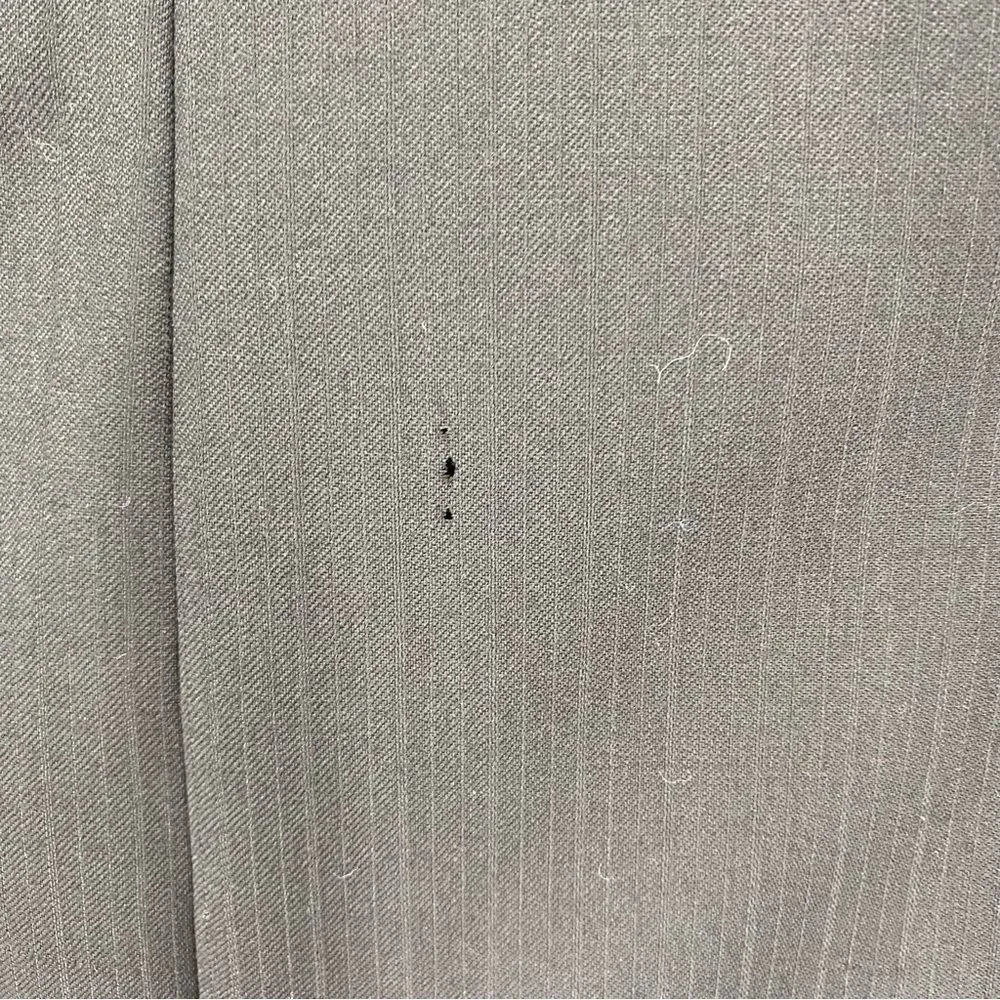 Alfani Men’s 2 button Black Wool Striped Suit Jacket Blazer size 38S